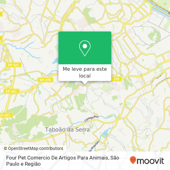 Four Pet Comercio De Artigos Para Animais, Avenida Eng. Heitor Antônio Eiras Garcia, 4290 Raposo Tavares São Paulo-SP 05564-100 mapa