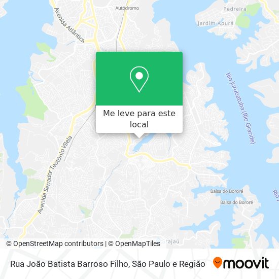 Rua João Batista Barroso Filho mapa