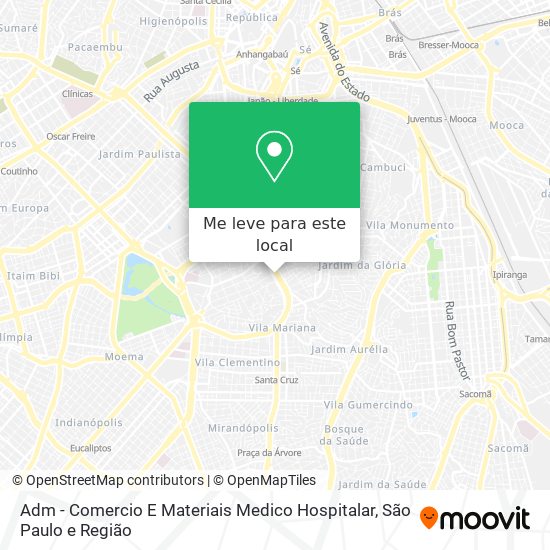 Adm - Comercio E Materiais Medico Hospitalar mapa
