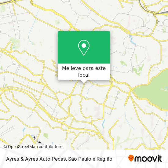 Ayres & Ayres Auto Pecas mapa