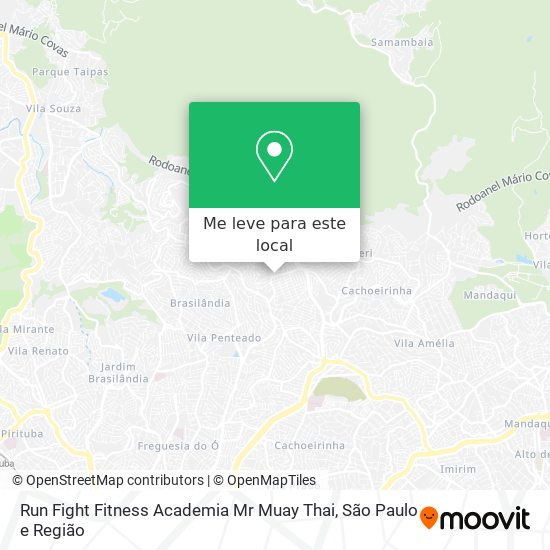 Run Fight Fitness Academia Mr Muay Thai mapa