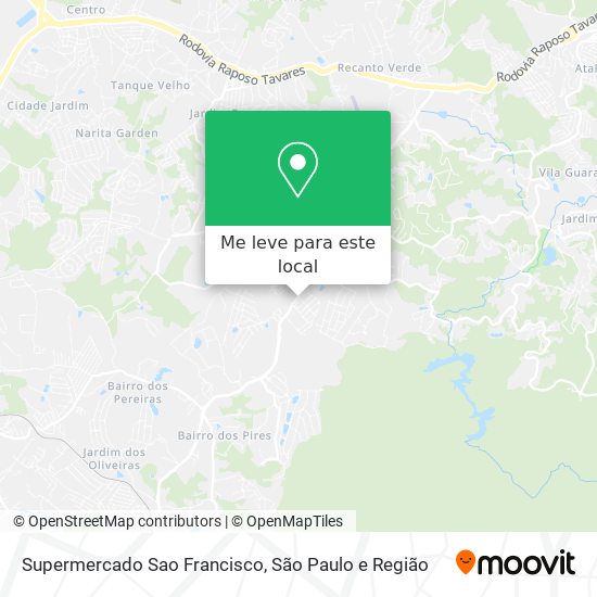 Supermercado Sao Francisco mapa