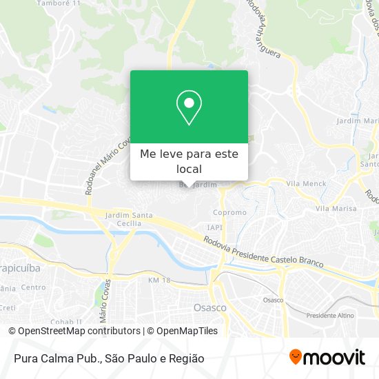 Pura Calma Pub. mapa