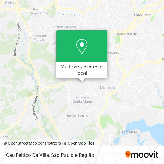 Ceu Feitiço Da Villa mapa