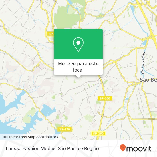 Larissa Fashion Modas, Rua Amélia Eugênia, 418 Centro Diadema-SP 09911-260 mapa