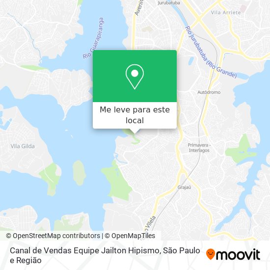 Canal de Vendas Equipe Jailton Hipismo mapa