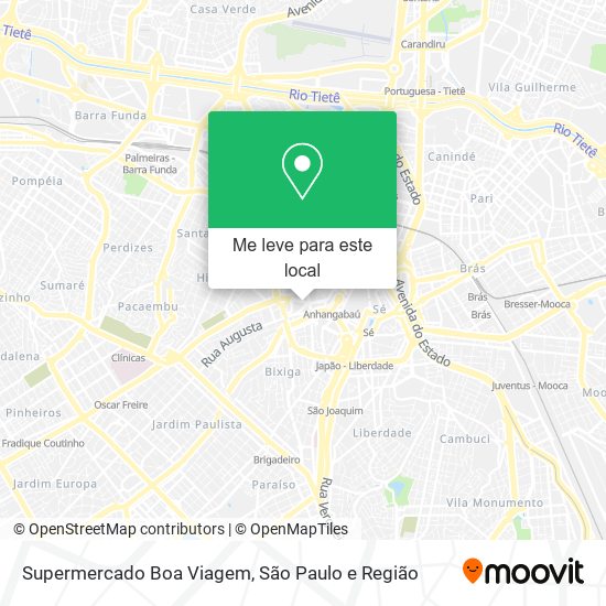 Supermercado Boa Viagem mapa