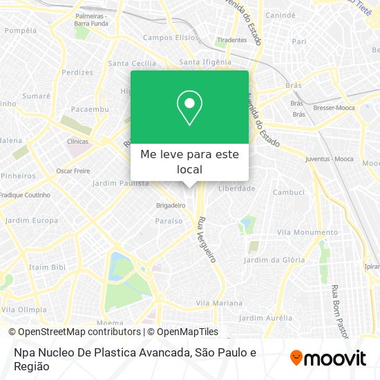 Npa Nucleo De Plastica Avancada mapa