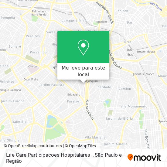 Life Care Participacoes Hospitalares . mapa