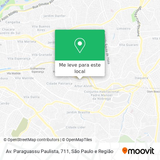 Av. Paraguassu Paulista, 711 mapa