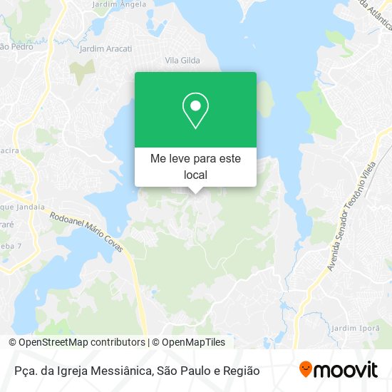 Pça. da Igreja Messiânica mapa