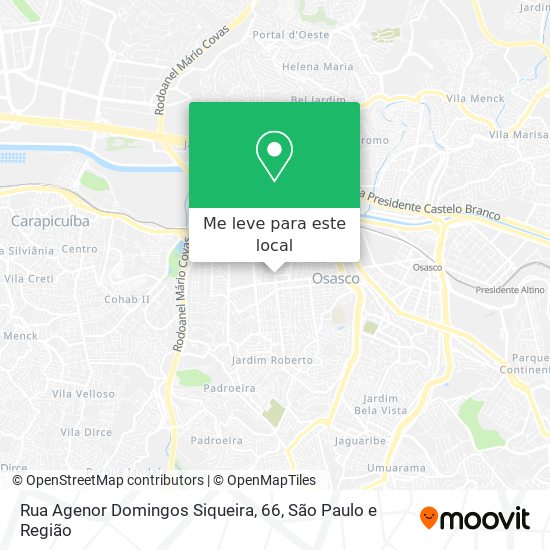 Rua Agenor Domingos Siqueira, 66 mapa