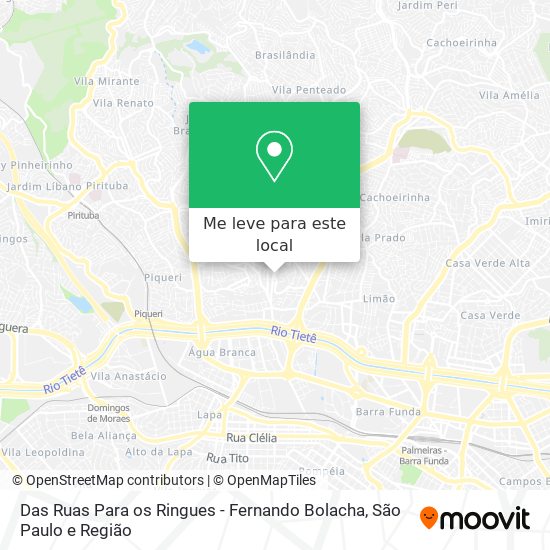 Das Ruas Para os Ringues - Fernando Bolacha mapa