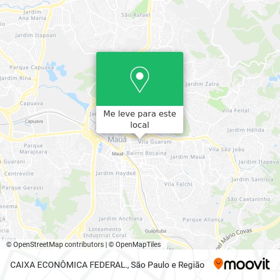 CAIXA ECONÔMICA FEDERAL. mapa