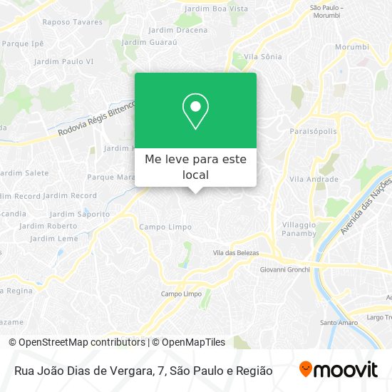 Rua João Dias de Vergara, 7 mapa