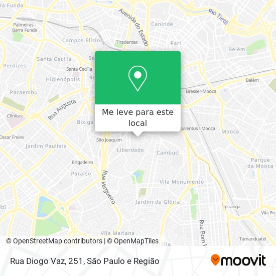 Rua Diogo Vaz, 251 mapa