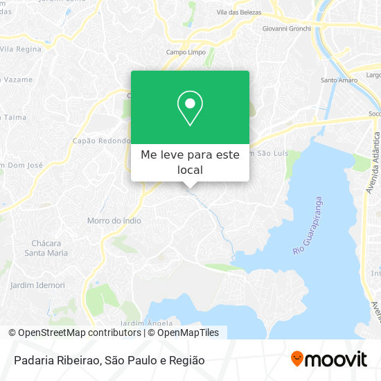 Padaria Ribeirao mapa