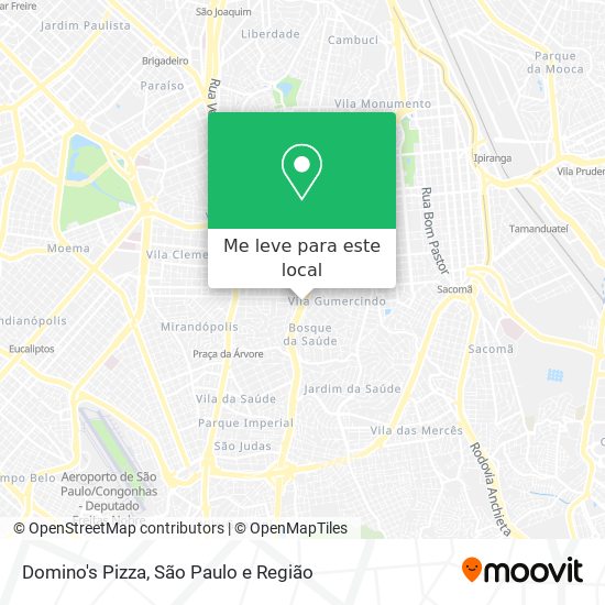 Domino's Pizza mapa