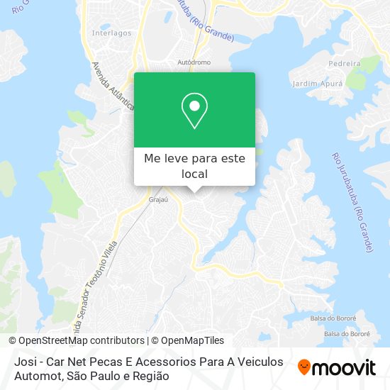 Josi - Car Net Pecas E Acessorios Para A Veiculos Automot mapa