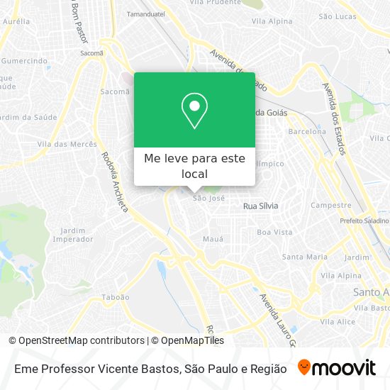 Eme Professor Vicente Bastos mapa