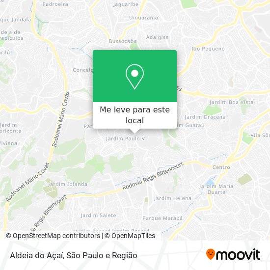 Aldeia do Açaí mapa