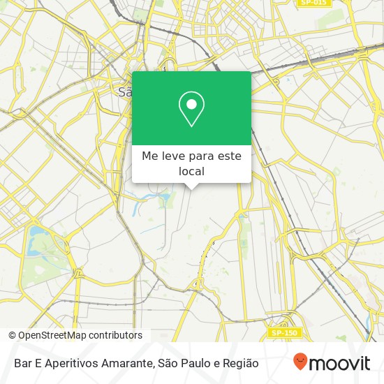 Bar E Aperitivos Amarante, Rua Amarante, 31 Cambuci São Paulo-SP 01543-040 mapa