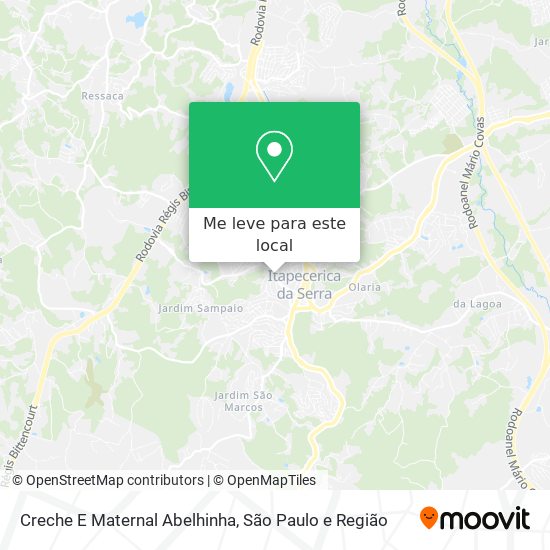 Creche E Maternal Abelhinha mapa