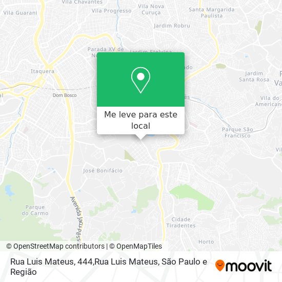 Rua Luis Mateus, 444,Rua Luis Mateus mapa