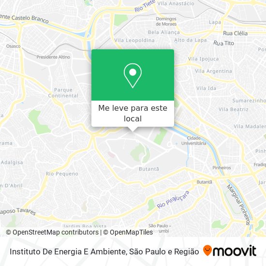 Instituto De Energia E Ambiente mapa