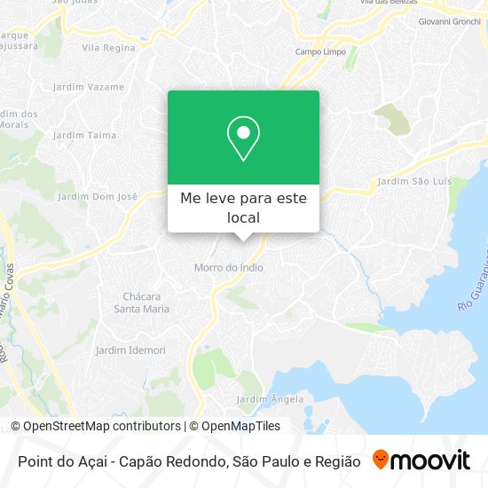Point do Açai - Capão Redondo mapa