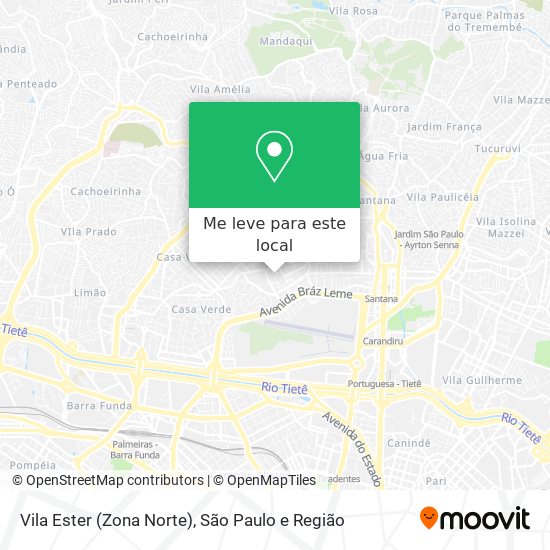 Vila Ester (Zona Norte) mapa