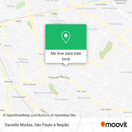 Danielle Modas mapa