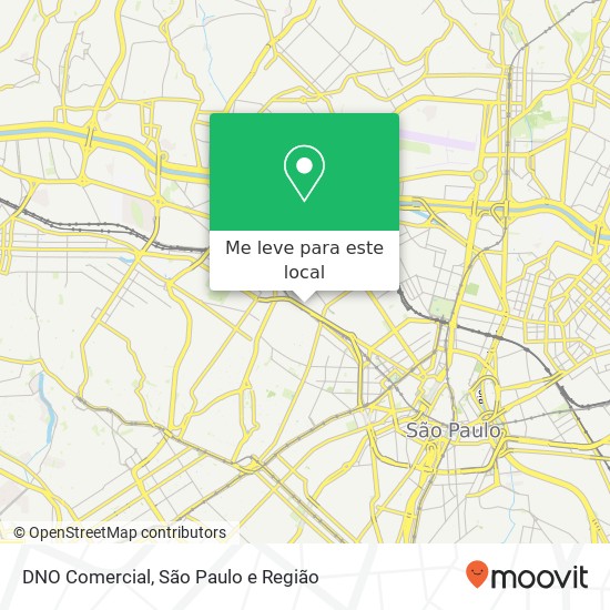 DNO Comercial, Rua Lopes de Oliveira Santa Cecília São Paulo-SP 01152-010 mapa
