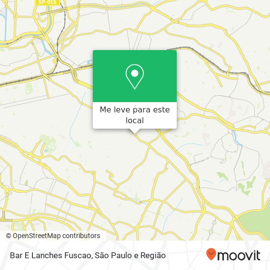 Bar E Lanches Fuscao, Avenida Dezenove de Janeiro, 334 Carrão São Paulo-SP 03449-000 mapa