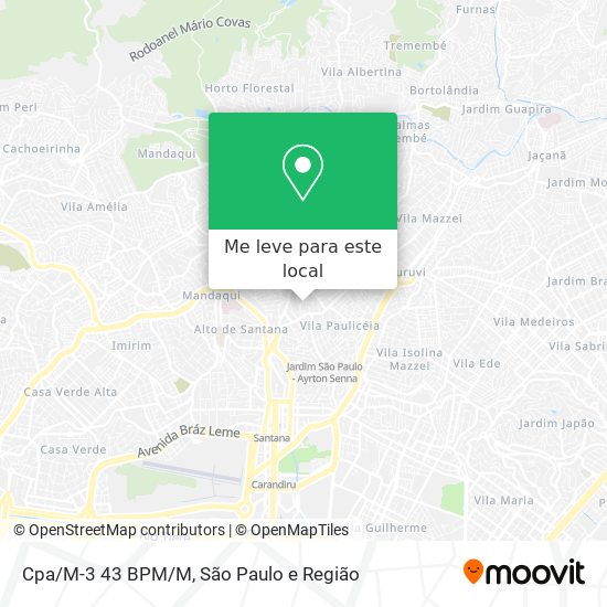 Cpa/M-3 43 BPM/M mapa