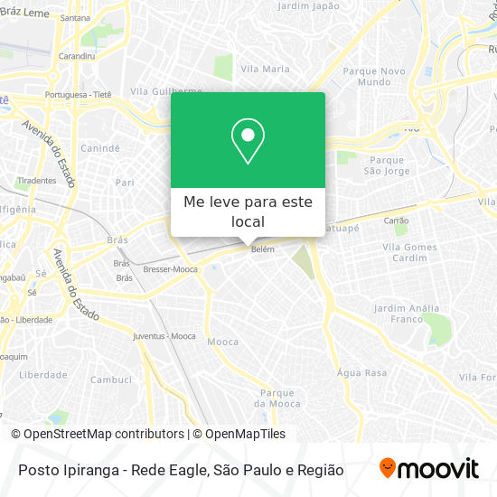 Posto Ipiranga - Rede Eagle mapa