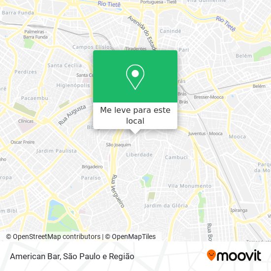 American Bar mapa