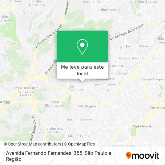 Avenida Fernando Fernandes, 355 mapa