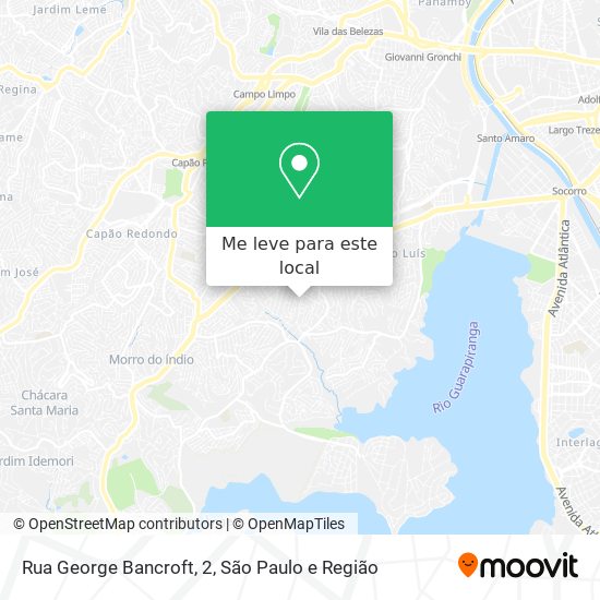 Rua George Bancroft, 2 mapa