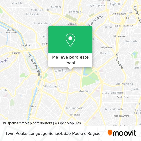 Twin Peaks Language School mapa