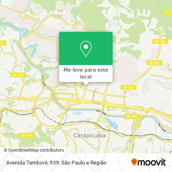Avenida Tamboré, 939 mapa