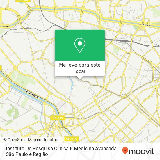 Instituto De Pesquisa Clinica E Medicina Avancada, Praça Américo Jacomino, 55 Pinheiros São Paulo-SP 05437-001 mapa