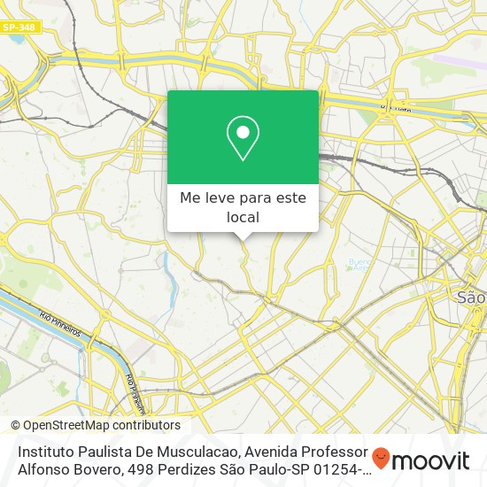Instituto Paulista De Musculacao, Avenida Professor Alfonso Bovero, 498 Perdizes São Paulo-SP 01254-000 mapa
