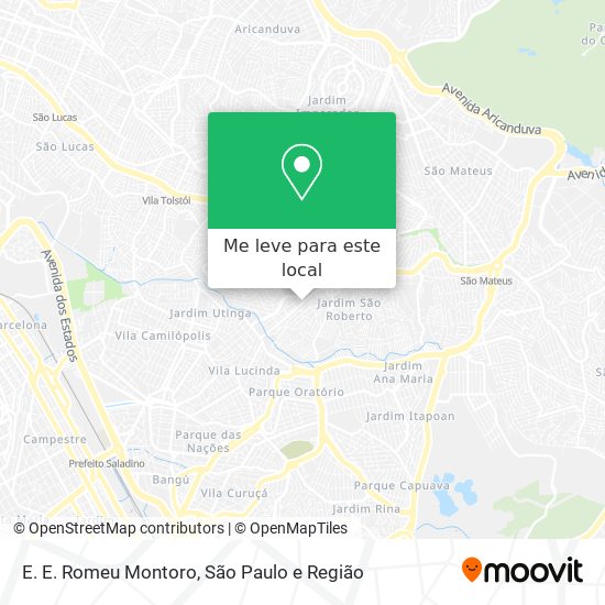E. E. Romeu Montoro mapa
