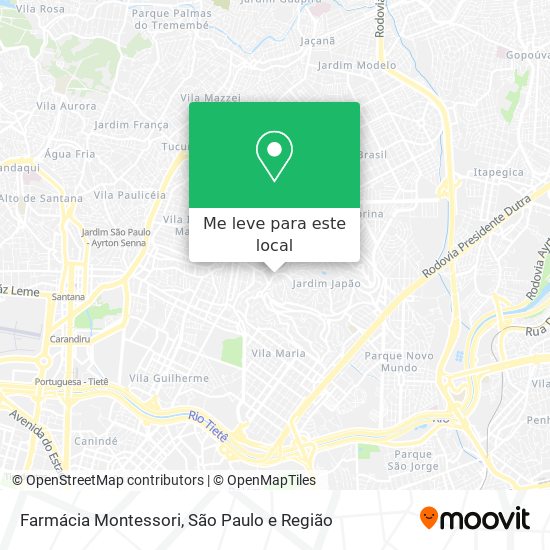 Farmácia Montessori mapa