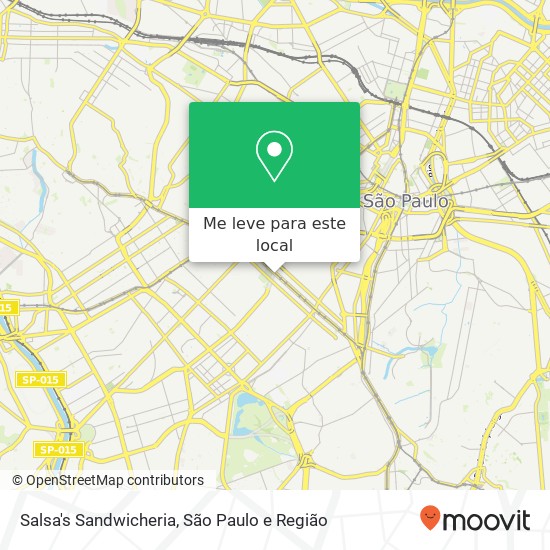 Salsa's Sandwicheria, Avenida Paulista, 1499 Jardim Paulista São Paulo-SP 01311-200 mapa