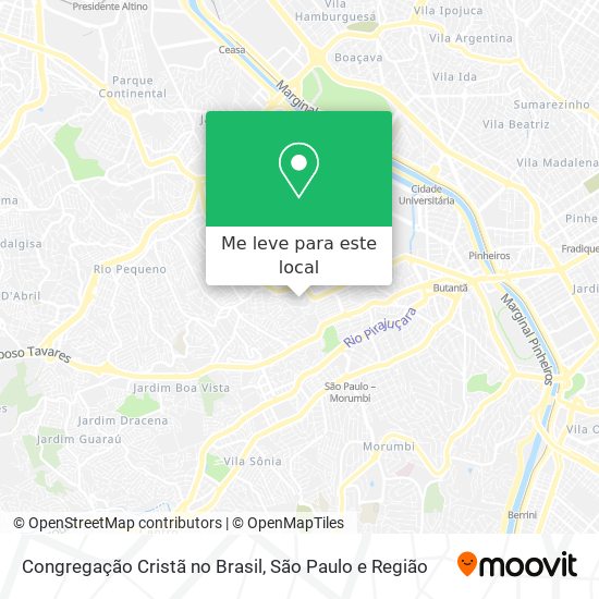 Congregação Cristã no Brasil mapa