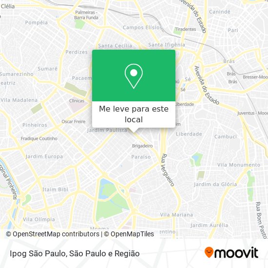 Ipog São Paulo mapa
