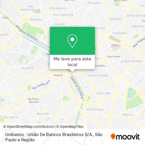 Unibanco - União De Bancos Brasileiros S / A. mapa