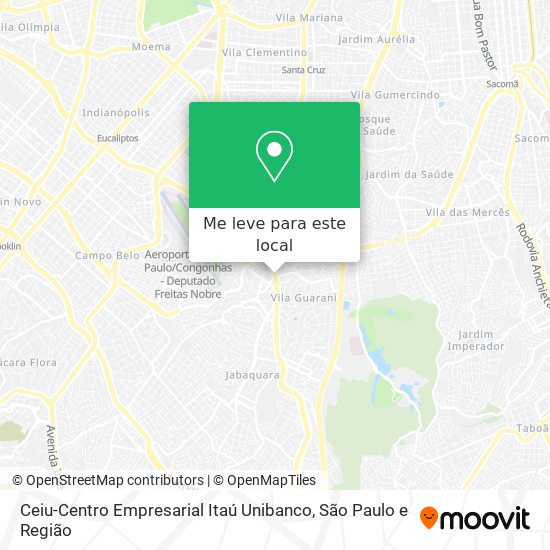 Ceiu-Centro Empresarial Itaú Unibanco mapa